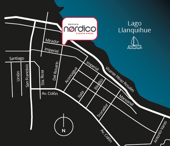 Mapa referencia Edificio Nórdico